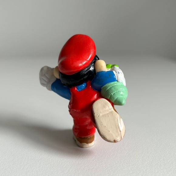 Vintage 1989 PVC Mario Brothers Figures Mario Luigi Koopa Set of 4 - Picture 7 of 16